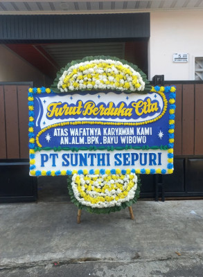 Papan Bunga Duka di Kesawan